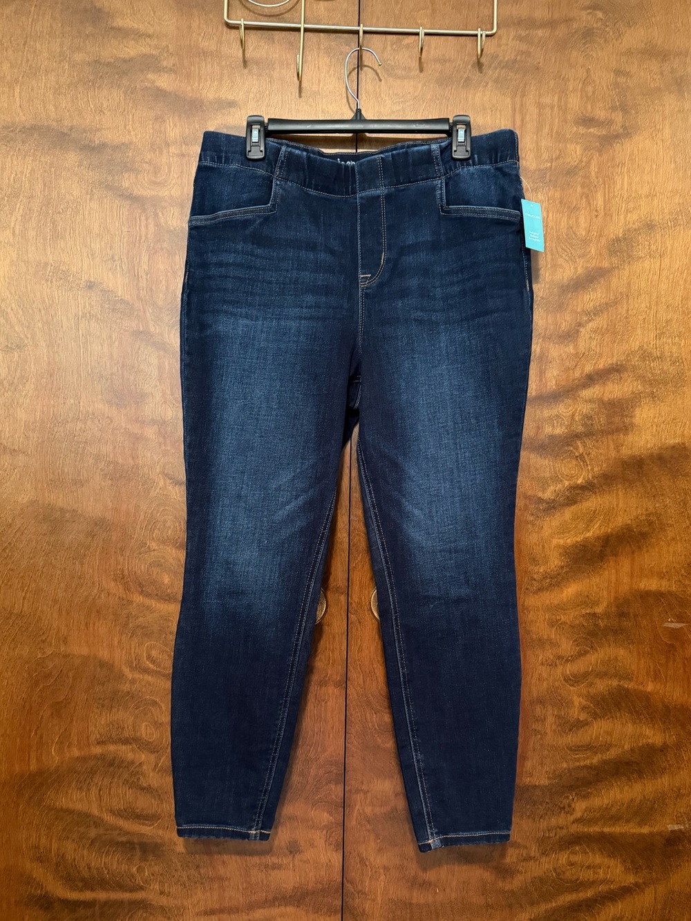 M Jeans by Maurices Cool Comfort Pull On High Rise Ankle Jegging Womens L Blue